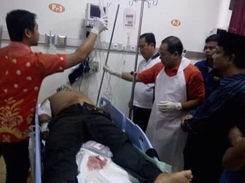 Begini Kronologi Pembacokan Ketua PPK Galis Bangkalan