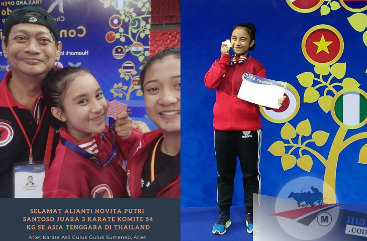 Biaya Sendiri, Karateka asal Sumenep Juara Tiga se Asia Tenggara