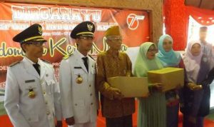Bupati Syafii Bantu Veteran Ala Kadarnya