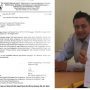 KISRUH: Achmad Novel (kiri), copy surat Kementristek Dikti kepada Yayasan Arya Wiraraja Sumenep (tengah), dan Pembantu Rektor Unija Sjaifurrahman saat menunjukkan Surat Pemecatan Ach. Novel dalam konferensi persnya, Minggu (17/07) lalu. (Foto/Han/Dok. Novel/rri.co.id)