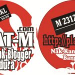 Logo dan Pin Plat-M, Nak-Kanak Blogger Madura. (Foto/Plat-M/Reset)