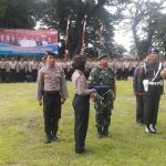 Polres Bangkalan Gelar Apel Pergeseran Pasukan Pengamanan Pilkades Tahap II