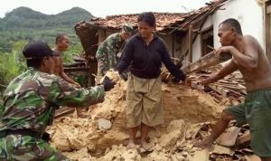Angin Kencang Hancurkan Rumah Warga Guluk-Guluk Sumenep