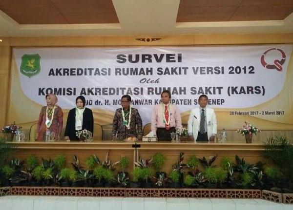 Akreditasi Rumah Sakit, Sarana Evaluasi Kinerja RSUD dr Moh. Anwar