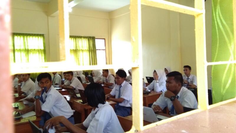 Hari Pertama UNBK SMA di Bangkalan, Banyak Masalah Yang Dihadapi