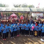 Peringati HUT RI, Ribuan Warga Gili Anyar Kamal Ikut Jalan Sehat