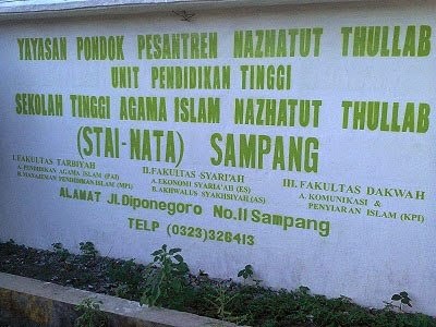 Prasasti STAI NATA Prajjan Sampang. (Foto/Istimewa)