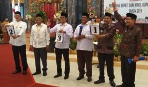 Usai Pengambilan Nomor Urut, Begini Komentar Tiga Paslon Pilkada Bangkalan