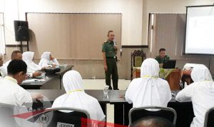 Wakili Dandim, Koramil Kalianget Beri Materi Wasbang