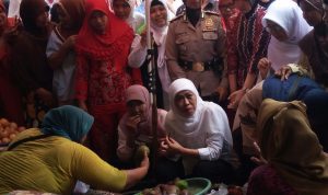 Cagub Jatim 1 Kunjungi Pasar Kolpajung Pamekasan