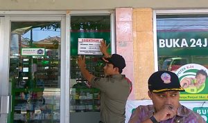 Pemerintah Bangkalan Menyegel Beberapa Tempat Usaha Tanpa Izin