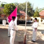 Begini Pesan Pengasuh Ponpes Zainur Ridla Nunggunong saat Upacara HUT RI ke 73