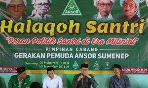 Ini Pernyataan Mengejutkan Ketua GP Ansor Sumenep Tentang Politik Santri