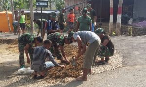 Memasuki Hari ke-28, Satgas TMMD Fokus Menyelesaikan Pembangunan Insfratuktur