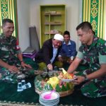 Pelaksanaan TMMD Berlangsung Sukses, Satgas Tasyakuran Bersama Warga Setempat