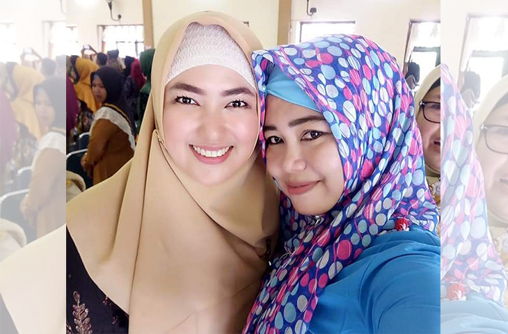 Sri Nurul Annayati fot bersama Nurfitriana, SE, Caleg DPRD Jatim Dapil Madura Nomor Urut 03 dari PKB
