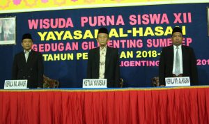 Tahun Ini, Yayasan Al Hasan Giligenting Sumenep Mewisuda 65 Siswa