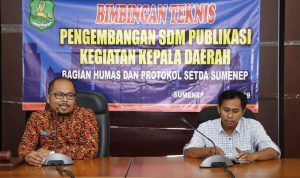 Hadapi Perang Informasi, Bagian Humas dan Protokol Sumenep Gelar Bimtek Publikasi