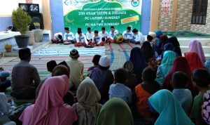 PC IKA PMII Bekerja Sama Dengan PC Lazisnu Santuni 200 Anak Yatim dan Dhuafa
