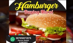 Begini Burger Khas Sumenep. Mau coba?