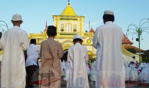 Ada Sesuatu Ketika Shalat Idul Adha di Masjid Jamik Sumenep