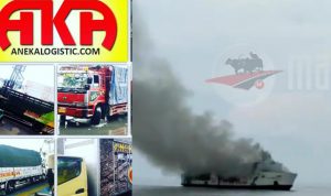Video Detik-Detik Evakuasi Penumpang Kapal Terbakar di Perairan Masalembu