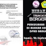 Kamis Demo Serentak, Surabaya Liburkan Sekolah. Madura Bergerak ke DPRD