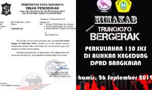 Kamis Demo Serentak, Surabaya Liburkan Sekolah. Madura Bergerak ke DPRD