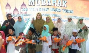 Ketika Bunda PAUD Sumenep Hadiri Kegiatan Shalat Tasbih, Istighasah, dan Santunan Anak Yatim, Ini Pesannya