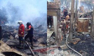 Kerugian Rp 3 M, 180 Kios Pasar Tanah Merah Ludes Terbakar