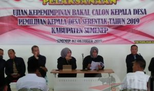 Tes Bacakades Sumenep Seputar Desa, Penentu Tetap Panitia Pilkades
