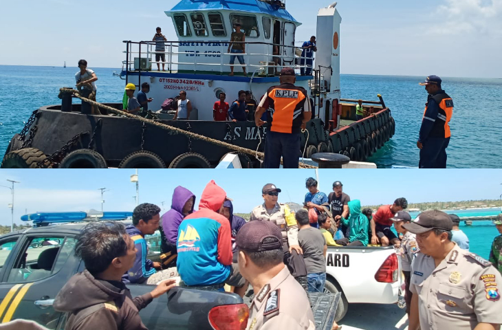 Perahu Nelayan Ditabrak Tugboat, 12 Orang Terlempar di Laut Masalembu