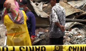 Polda Jatim Selidiki Penyebab Kebakaran Pasar Tanah Merah