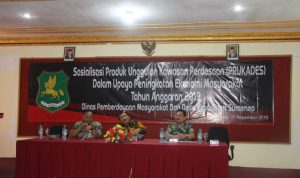 DPMD Sumenep Gelar Sosialisasi Prukades, Ini Tujuannya