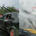 Pertigaan Tangkel Akses Suramadu Macet Total