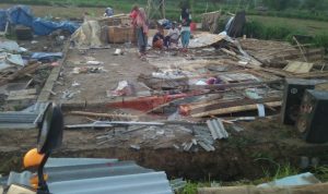 Ada 55 Rumah Rusak Akibat Puting Beliung, BPBD Sumenep Imbau Masyarakat Waspada