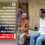 Ketika Wabup Fauzi Mendengar Curhat Nenek Dayyara