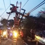 Mobil Carry Jualan Tape Bondowoso Jadi Korban Puting Beliung di Akses Suramadu