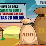 Punya 20 Desa, Kecamatan Bluto Bakal Terima DD dan ADD Sekitar Rp 28 Miliar