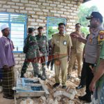 Kunjungi Korban Angin Puting Beliung di Pasongsongan, Kapolres dan Dandim Sumenep Serahkan Bantuan