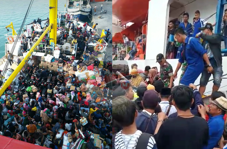 KM DBS III di Pelabuhan Kalianget