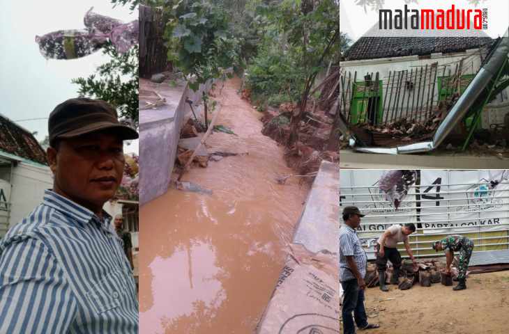 Rumah warga Desa Dapenda Ambruk
