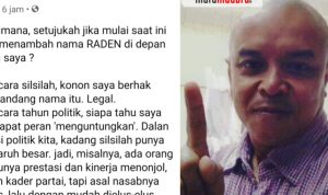 Jelang Pilkada Sumenep, Sekretaris Dewan Syuro PKB Ganti Nama Raden. Ada Apa?