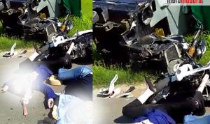 Dua Perempuan Naik Sepeda Motor Tabrakan di JL Sentol, 1 Masih Kritis