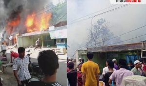 Heboh, Pasar Bungkak Sampang Terbakar
