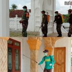 Mencegah Corona, Ini yang Dilakukan GP Ansor-Banser Bersama Forpimka Rubaru