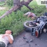 Tornado Vs Grand di Jalan Raya Sumenep-Pamekasan, Dua Pengemudi Patah Kaki