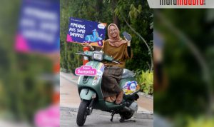 Wiih…! Mahasiswa UINSA Surabaya Dapat Vespa dari XL