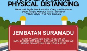 Physical Distancing di Jembatan Suramadu, Begini Penjelasan Kapolres Bangkalan
