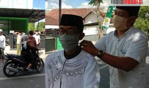 Cegah Penyebaran Covid-19, Forum Pemuda Batuputih Bagi-Bagi Ratusan Masker